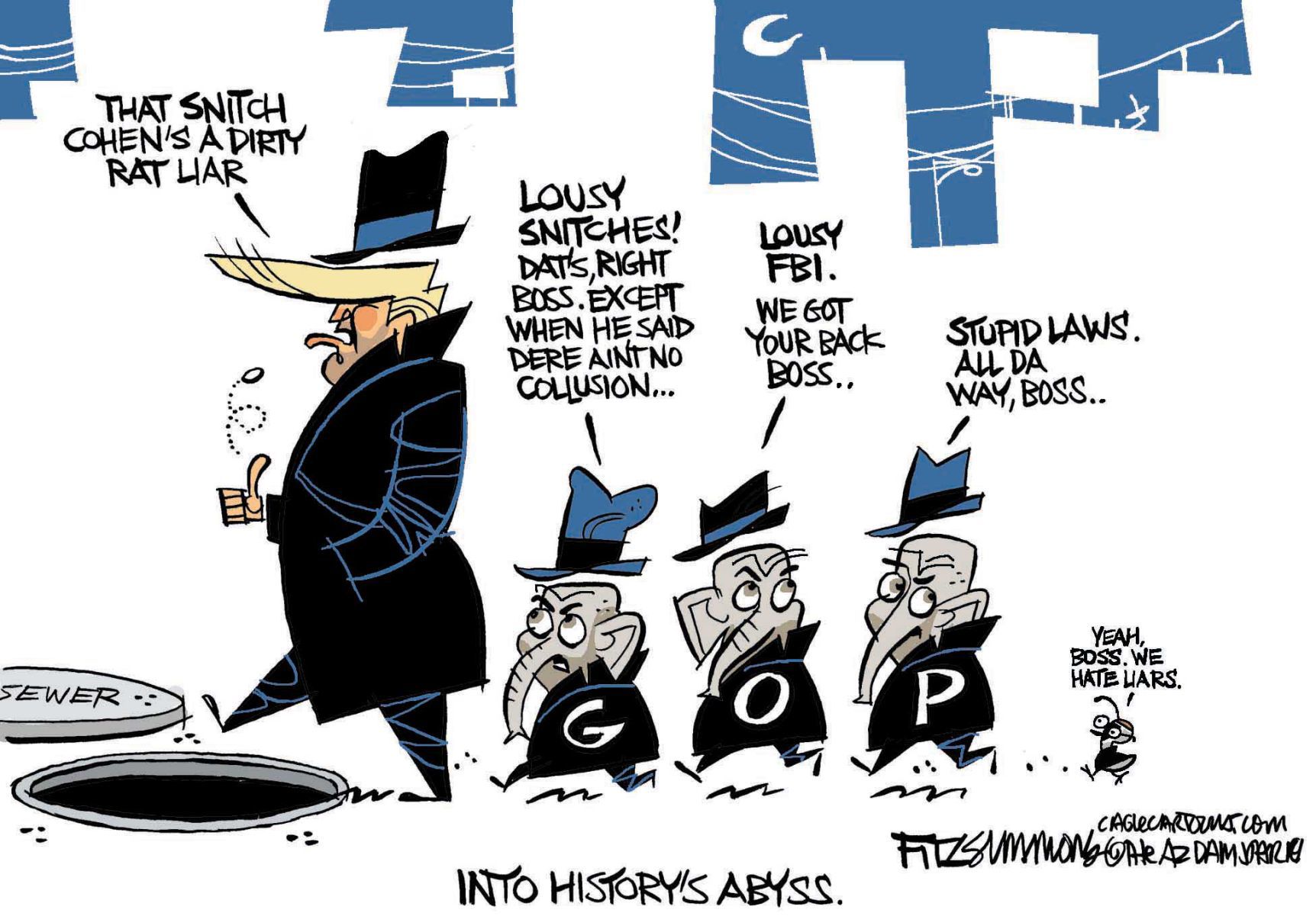 Daily Fitz Cartoon: Mob Associates